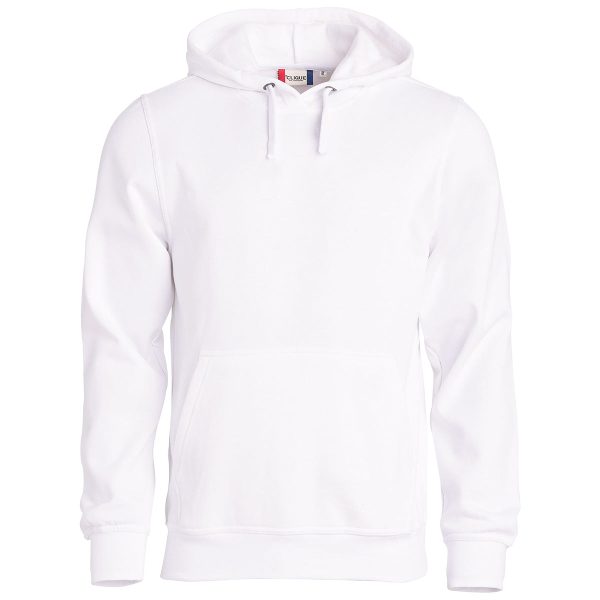 Clique Unisex White Stockholm Pullover Hoodie Sale