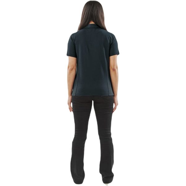 Stormtech Women s Navy Oasis Short Sleeve Polo Hot on Sale - Image 5
