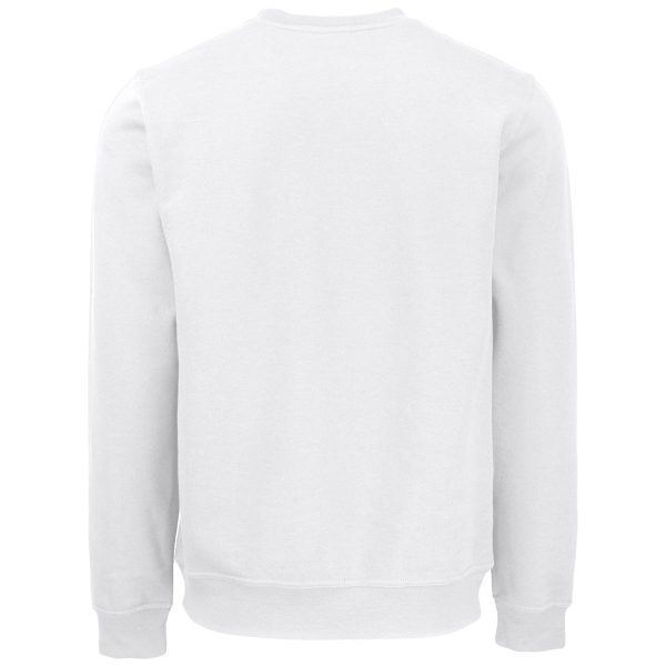 Clique Unisex White Stockholm Crewneck Sweatshirt Online - Image 2