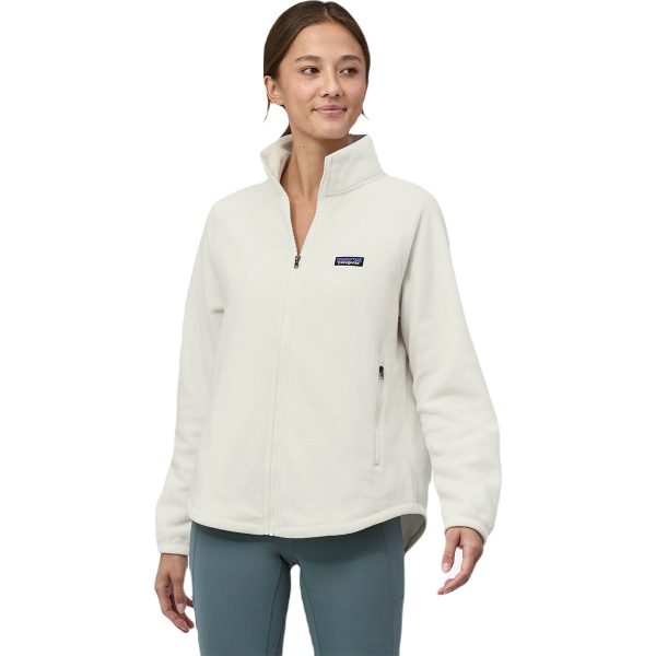 Patagonia Women s Birch White Classic Microdini Fleece Jacket For Sale - Image 2