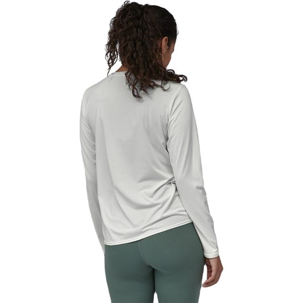 Patagonia Women s White Long-Sleeved Capilene Cool Daily Shirt Sale - Image 3