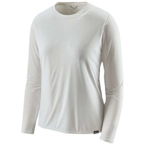 Patagonia Women s White Long-Sleeved Capilene Cool Daily Shirt Sale