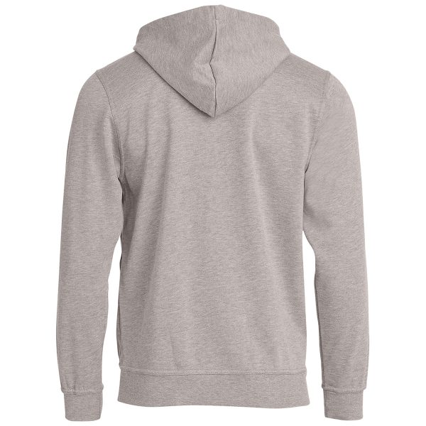 Clique Unisex Grey Melange Stockholm Pullover Hoodie For Cheap - Image 2