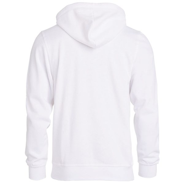 Clique Unisex White Stockholm Pullover Hoodie Sale - Image 2