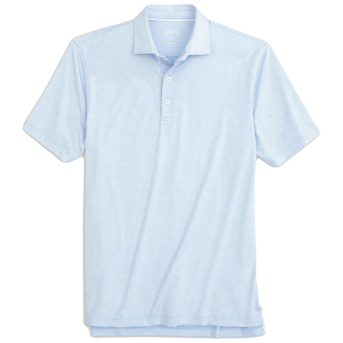 Johnnie-O Men s Gulf Blue Lyndon Striped Jersey Performance Polo Online Sale