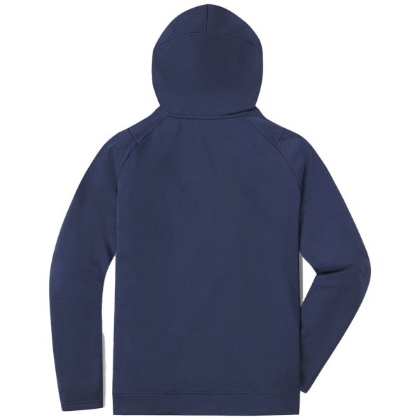 UNRL Unisex Harbor Blue Crossover Hoodie II Hot on Sale - Image 2