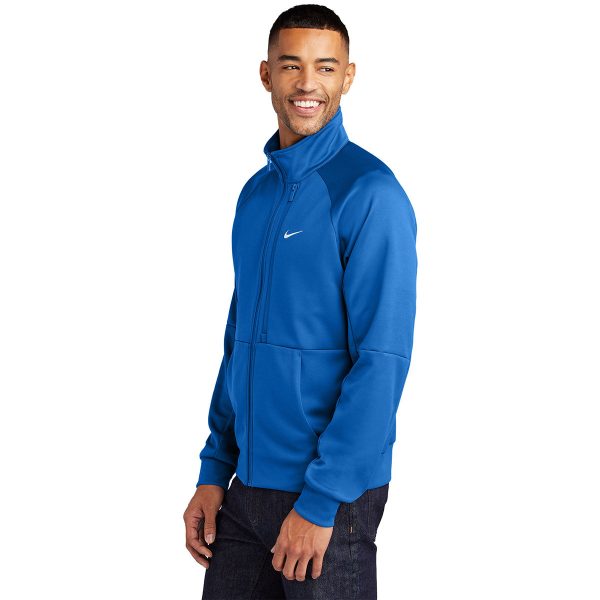 Nike Men s Royal Full-Zip Chest Swoosh Jacket Sale - Image 5