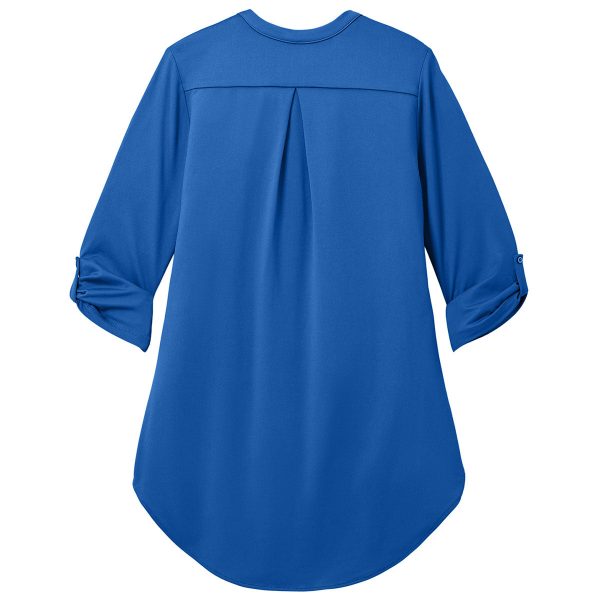 Port Authority Women s True Blue City Stretch 3 4-Sleeve Tunic on Sale - Image 2