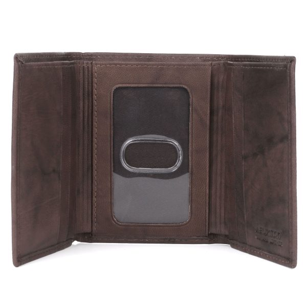 J. Buxton Dakota Three-Fold Leather Wallet with ID Window | MaxStrata® Hot on Sale - Image 4