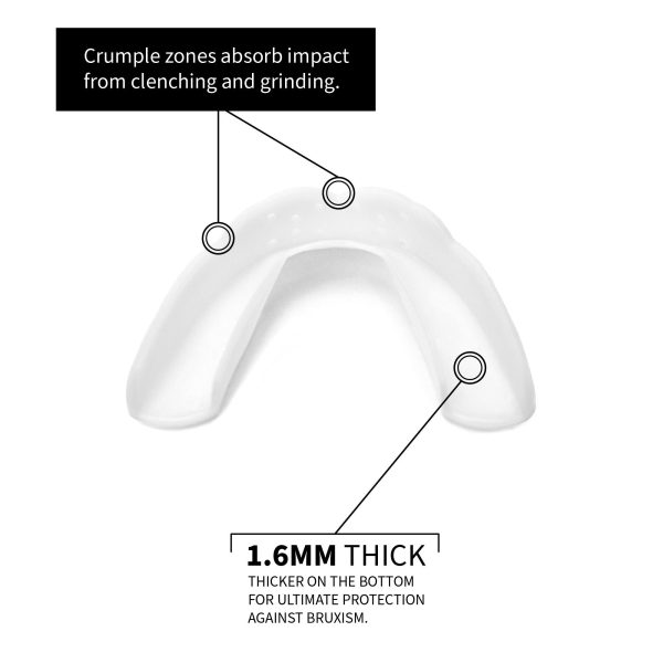 SOVA 3D Mouth Guard 1.6mm | Custom-Fit Sleep Night Guard for Clenching and Grinding Teeth | MaxStrata® Online - Image 4